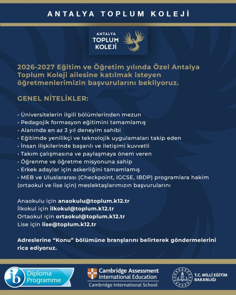 Antalya Toplum Koleji insan kaynakları